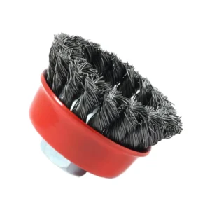 برس صنعتی کاسه‌ای بافته فولادی جهان برس 0038سایز 80×20