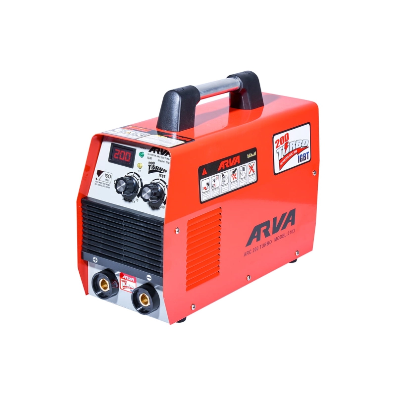 welding-inverter-model-2103 نمای جلو اینورتر جوشکاری آروا 2103B