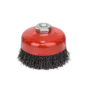 برس کاسه‌ای افشان فولادی جهان برس مدل 0037 سایز 125×32