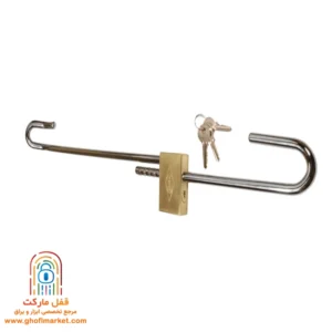 قفل فرمان گیرا عصایی مدل 007 سایز استاندارد 35cm