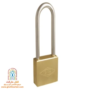 قفل آویز سبک گیرا سایز 50 تخت میله بلند مدل 016