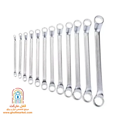 مجموعه ۱۲ عددی آچار دو سر رینگی آتا