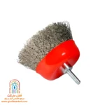 برس سر دریلی کاسه‌ای افشان فولادی جهان برس مدل 0066 سایز 50×30