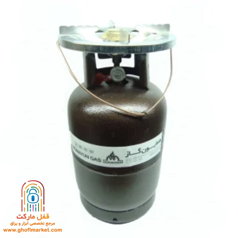 copper-gas-cylinder-homayoungaz-5kg پیک نیک ۵ کیلویی مسی همایون گاز با بدنه فلزی مقاوم و شیر ایمن
