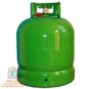 پیک نیک ۸ کیلویی همایون گاز رنگ سبز با بدنه فلزی و شیر ایمن