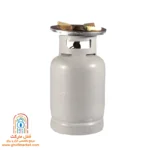 پیک نیک ۵ کیلویی سفید همایون گاز با بدنه فلزی مقاوم
