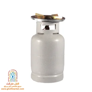 پیک نیک ۵ کیلویی سفید همایون گاز با بدنه فلزی مقاوم