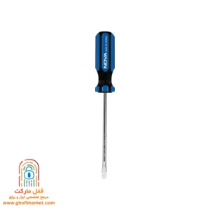 پیچ‌گوشتی نووا مدل NTS-1706 دوسو با تیغه فولادی سخت‌کاری‌شده و دسته ارگونومیک ضدتعریق