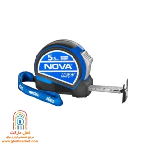متر نووا 5 متری مدل NTT-9651 با نوار دقیق و خوانا