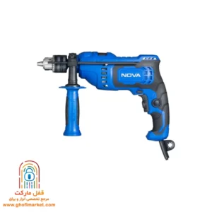 دریل چکشی نووا 750 وات مدل 2233 با دسته ارگونومیک و طراحی مقاوم