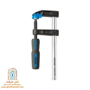 پیچ دستی نووا مدل NTF-4055 سایز ۱۵ سانتی‌متر با فک فولادی سخت‌کاری‌شده و دسته ارگونومیک