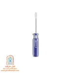 پیچ گوشتی دوسو نووا مدل NTS-1132 سایز 200×8 میلی‌متر با دسته کریستالی مقاوم و نوک سخت‌کاری شده
