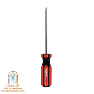 پیچ‌گوشتی چهارسو نووا مدل NTS-1729 سایز 150×6 با دسته سلولزی تایوانی مقاوم