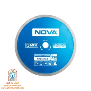 صفحه سنگ سرامیک بر نووا مدل NTD-2723 با طراحی مقاوم و لبه تقویتشده برای برش تمیز