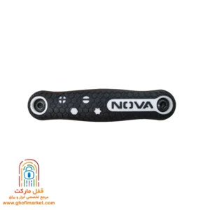 پیچگوشتی چاقویی نووا مدل NTK-1139 با ۸ سری متنوع و طراحی تاشو