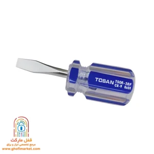 پیچ گوشتی صنعتی دوسو دسته کریستالی مشتی توسن T906N-38F