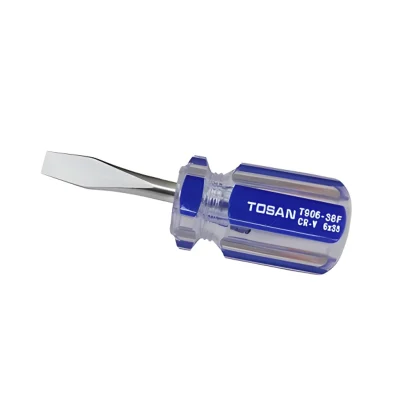 پیچ گوشتی دوسو 38×6 دسته کریستالی مشتی توسن مدل T906N-38F