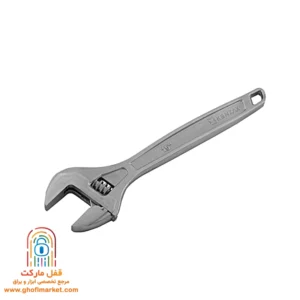 آچار فرانسه کنزاکس مدل KAW-115 سایز ۱۵ اینچ با فک قابل تنظیم و دسته ضدلغزش مناسب کارهای صنعتی