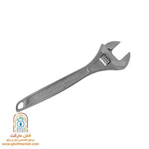 آچار فرانسه کنزاکس مدل KAW-112 با پیچ تنظیم روان، فک متحرک دقیق و دسته استاندارد خوش‌دست