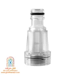 فیلتر شیشه‌ای نووا مدل NTW-4151 مناسب کارواش خانگی با بدنه PVC شفاف و فیلتر داخلی قابل شستشو