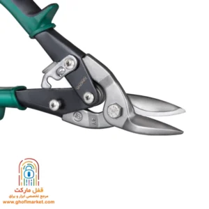 قیچی ورق‌بر راست‌بر نووا مدل 2307-NTT ساخت تایوان با تیغه سخت‌کاری‌شده و دسته ارگونومیک