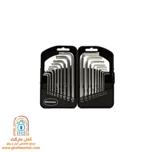 کنزاکس KLK-218 ست آچار آلن بلند با کیف نگهدارنده و ساختار ضدزنگ