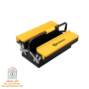 جعبه ابزار فلزی دو طبقه کنزاکس مدل KTB-1302 سایز 30 سانت وزن 3 کیلوگرم