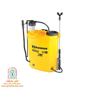 سم‌پاش شارژی کنزاکس مدل KNS-218 با پمپ قدرتمند، ظرفیت ۱۸ لیتر، مناسب سم‌پاشی دقیق و یکنواخت