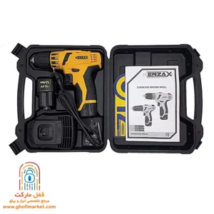 پیچ‌گوشتی شارژی کنزاکس مدل KCD-114 با باتری ۱۴.۴ ولت و کیف BMC