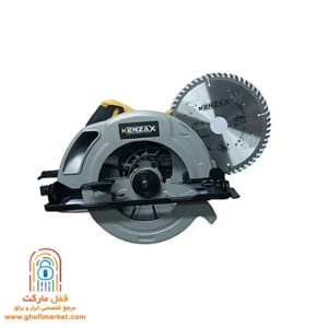اره گردبر برقی کنزاکس مدل KCS-4318 با دسته TPR ضد تعریق و طراحی ارگونومیک