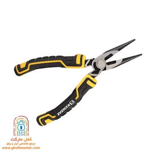 انبر دم‌باریک ۶ اینچ کنزاکس مدل KLN-26 با دسته نرم و مقاوم در برابر لغزش