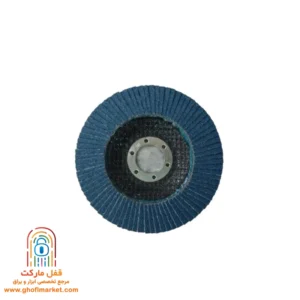 فلاپ دیسک کنزاکس مدل KFD-7680 سایز 115 میلی‌متر با زبری P80 و ساختار زاویه‌دار