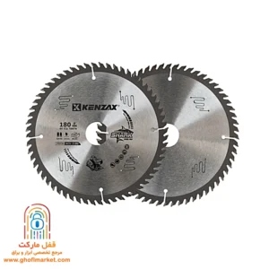تیغ اره الماسه کنزاکس مدل KCS-2180-1180 با دندانه‌های تیز، قطر ۱۸۰ میلی‌متر، مناسب اره‌های دور بالا
