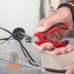 فک‌های سخت‌کاری شده سیم‌چین RH-1204 در حال برش