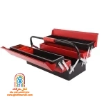 جعبه ابزار فلزی آروا مدل 4709 از نمای جلو