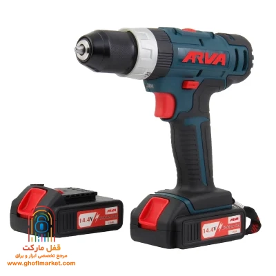 دریل شارژی حرفه‌ای آروا مدل ۵۸۴۲ از نمای روبرو