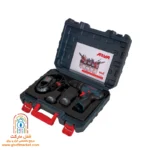 محتویات جعبه دریل آروا شامل باتری و شارژر