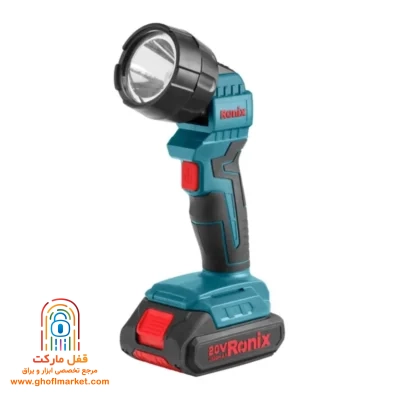 چراغ کار شارژی رونیکس مدل 8630 با نور قوی
