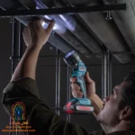 چراغ کار شارژی در حین کار