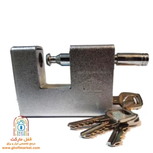 قفل کتابی فولادی پارس مدل 900DX با روکش کروم ضد زنگ