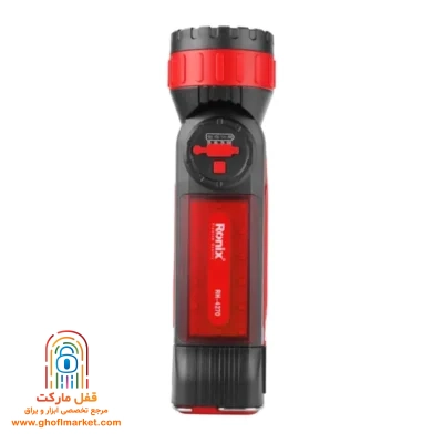 نمای جلویی چراغ قوه رونیکس مدل RH-4270