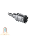 استفاده از گردبر ۲۸ میلی‌متری روی ورق فولادی