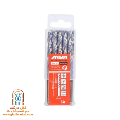 نمای نزدیک نوک ۱۳۵ درجه مته HSS کبالت