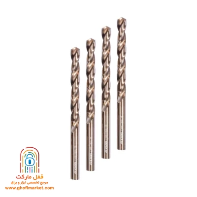 نمای روبرو از مته کبالت ۵% HSS سایز ۷.۵ میلی‌متر مدل 7512