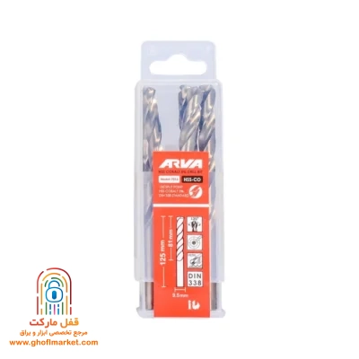 تصویر زاویه نوک ۱۳۵ درجه مته HSS