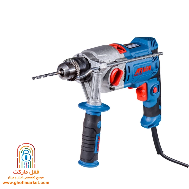 impact-drill-model-5337 نمای جلویی دریل گیربکسی چکشی آروا مدل 5337