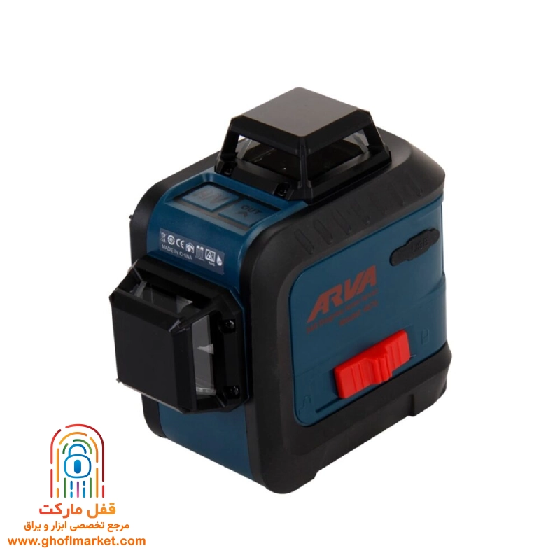 professional-laser-level-front-view نمای جلویی دستگاه تراز لیزری حرفهای
