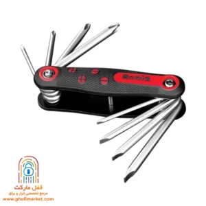 نمای جلوی ست پیچ‌گوشتی تاشو Ronix RH-2900