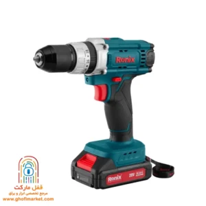 تصویر جلو دریل شارژی حرفه‌ای RS-8619 رونیکس