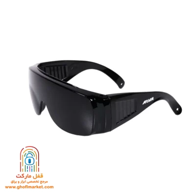 عینک ایمنی جوشکاری آروا مدل ۸۱۴۰ نمای روبرو